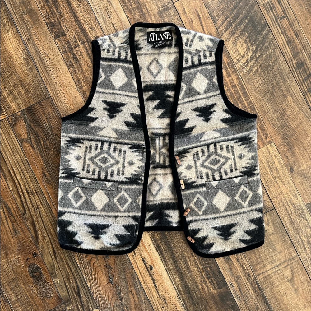 Vintage wool vest - Small